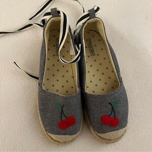 Gymboree Cherry Denim Espadrilles